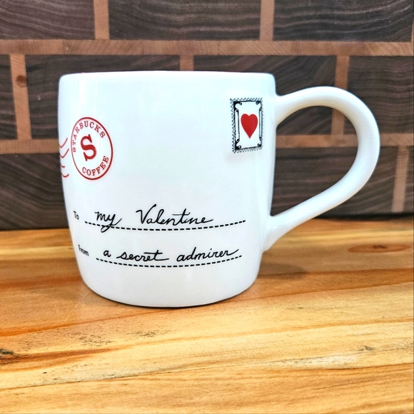 Starbucks Coffee Valentines Day Love Letter Ceramic Coffee Tea Mug - Picture 1 of 6